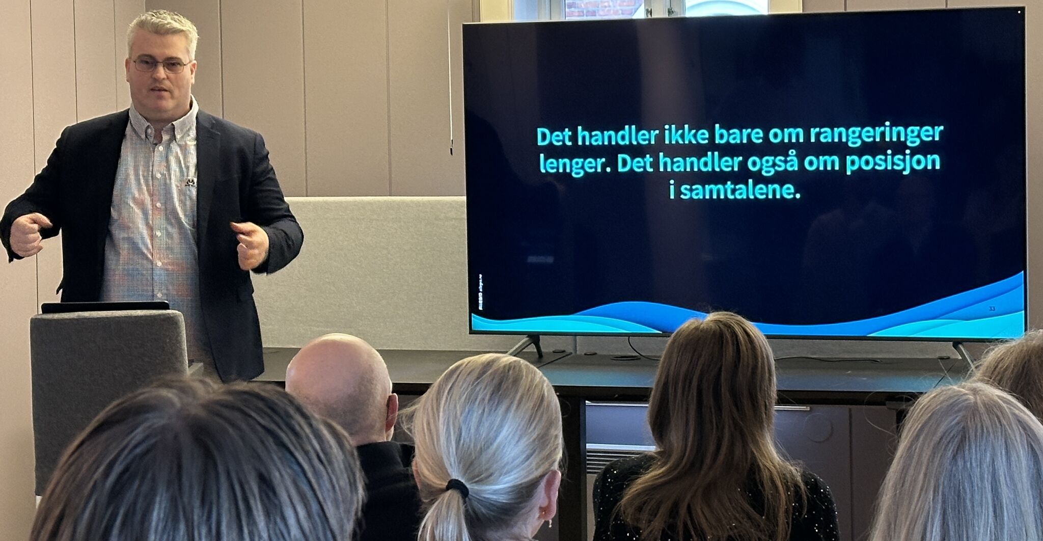 Krister Ross på scenen